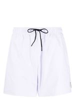 BOSS short de bain à imprimé logo - Blanc