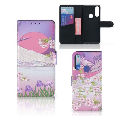 Alcatel 1S 2020 | Telefoonhoesje | Met pasjeshouder | Bird Flying