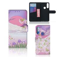 Alcatel 1S 2020 | Telefoonhoesje | Met pasjeshouder | Bird Flying