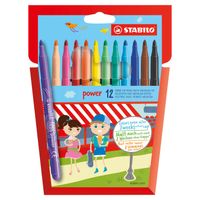 Stabilo power - viltstift - set met 12 stuks - thumbnail