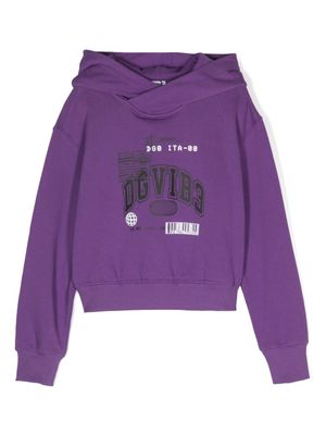 Dolce & Gabbana DGVIB3 hoodie à logo imprimé - Violet