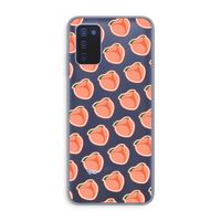 Just peachy: Samsung Galaxy A03s Transparant Hoesje