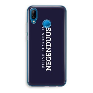 Blijve plakken in Negenduust: Huawei P20 Lite Transparant Hoesje