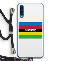 WK Wielrennen: Samsung Galaxy A50 Transparant Hoesje met koord