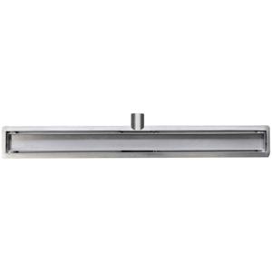 Douchegoot Wiesbaden 90 cm | Met flens en tegelrooster | RVS