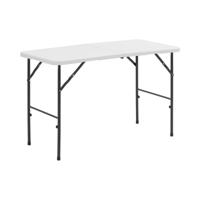 Klaptafel - 120 x 60 x 74,50 cm -75 kg - binnen/buiten - wit