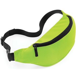 Heuptasje/fanny pack limegroen 38 x 14 x 8 cm festival musthave