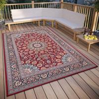 Buitenkleed Kadi Rood Blauw 200x285 Cm Laagpolig Home Collectie - Dekbed-Discounter.nl