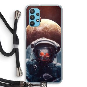 Voyager: Samsung Galaxy A32 4G Transparant Hoesje met koord