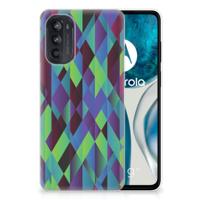 Motorola Moto G52/G82 | TPU Hoesje | Abstract Green Blue