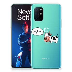 OnePlus 8T Telefoonhoesje met Naam Cow