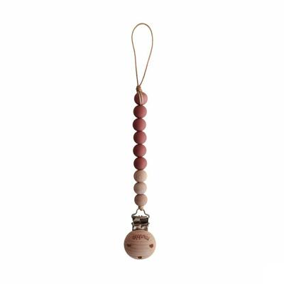 Mushie Fopspeenketting Woodchuck