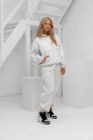 Hillside Calabasas Trainingspak Dames Lichtgrijs - Maat M - Kleur: Lichtgrijs | Soccerfanshop