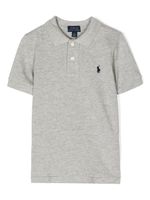POLO RALPH LAUREN KIDS polo en coton à motif Polo Pony - Gris