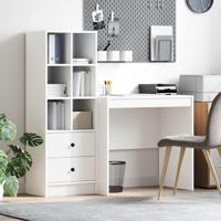 Bureau met lade 2 pcs Wit