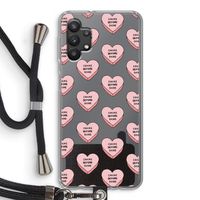 Chicks before dicks: Samsung Galaxy A32 5G Transparant Hoesje met koord