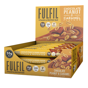 Fulfil Vitamin & Protein Bar Peanut & Caramel (15 x 55 gr)
