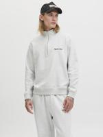 Jack & Jones Jornorrebro Emb Sweat High Neck Sn Sweater White Melange