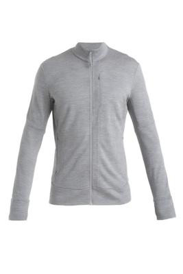 Icebreaker 260 Quantum IV LS Zip Vest Heren Metro Heather S