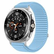 Nylon ribbelbandje - Blauw - Samsung Galaxy Watch 8 Classic - 46mm Nylon ribbelbandje - Blauw - Samsung Galaxy Watch 8 Classic - 46mm