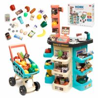 Speelgoedwinkeltje - Supermarket - Winkel - Kassa - Trolley - Speelgoed - thumbnail