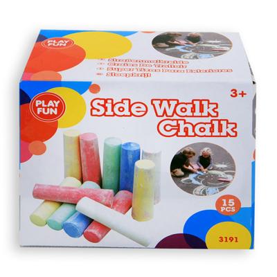 JonoToys stoepkrijt - 15x stuks - 10 cm - krijt - kleuren/tekenen