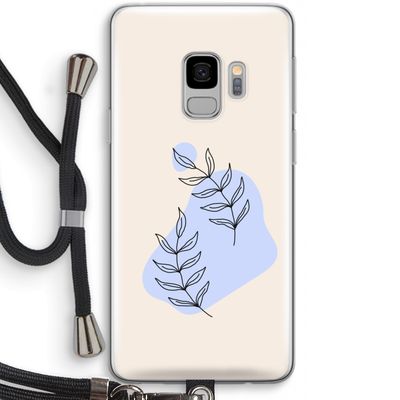 Leaf me if you can: Samsung Galaxy S9 Transparant Hoesje met koord
