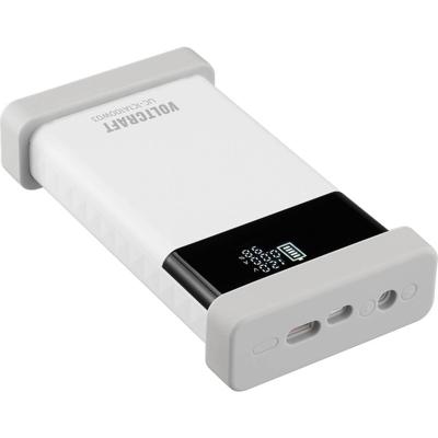 VOLTCRAFT UC-1C1A100W03 Industriële netvoeding 100 W 1x USB-C, 1x USB-A USB PD 3.0 Pure White Met adapter voor Europa
