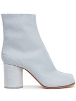 Maison Margiela bottines à bout Tabi 80 mm en cuir - Bleu