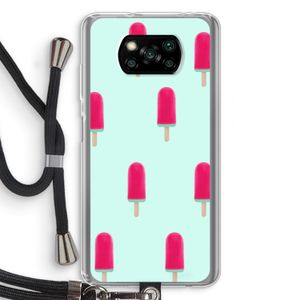 Waterijsje: Xiaomi Poco X3 NFC Transparant Hoesje met koord