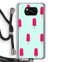 Waterijsje: Xiaomi Poco X3 NFC Transparant Hoesje met koord