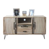 Dressoir DKD Home Decor Metaal Paulownia hout (120 x 41 x 65 cm)