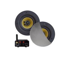 Aquasound Bluetooth Audio bluetooth audiosysteem - (70 watt / bt4.0 / auto-aux) - met samba speakerset (mat chroom) - 230v/24v bmn70easy-zc