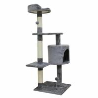Krabpaal voor Katten Jasper 40 x 40 x 114 cm Grijs