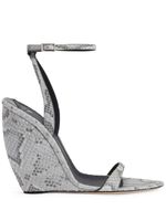 Giuseppe Zanotti sandales Ginyfer en cuir - Gris - thumbnail