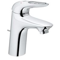 GROHE Eurostyle New waterbesparendes wastafelkraan S size met waste chroom 23374003