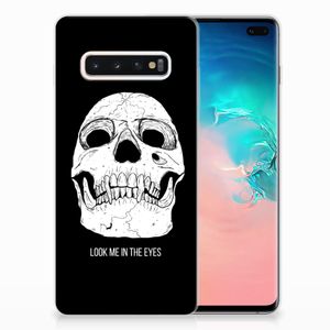 Silicone Back Case Samsung Galaxy S10 Plus Skull Eyes