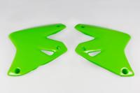 UFO PLAST Radiator covers ufo kawasaki green