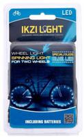 IKZI Wielverlichting voor 2 wielen rode leds - thumbnail