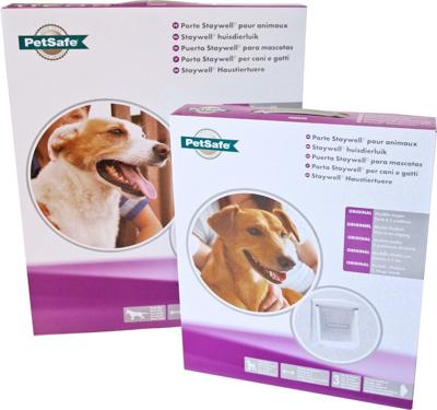 PetSafe huisdierdeur nr. 740 wit/transparant - Gebr de boon