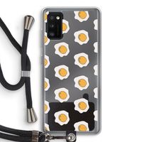 Bacon to my eggs #1: Samsung Galaxy A41 Transparant Hoesje met koord