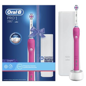 Oral-B PRO 750 3DWhite Elektrische Tandenborstel + Reisetui