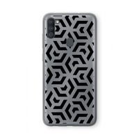 Crazy pattern: Samsung Galaxy A11 Transparant Hoesje