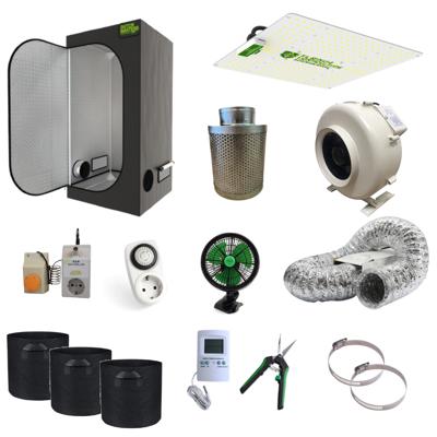 EU EU Complete Grow Box - 60x60x180cm + Quantumboard LED 120W LED V4