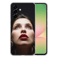 Samsung Galaxy A56 hoesje - transparant TPU - zelf ontwerpen