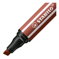 STABILO pen 68 max viltstift met dikke beitelpunt sienna