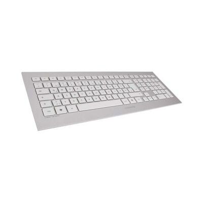 Toetsenbord met Gaming Muis Cherry JD-0310ES Wit Qwerty Spaans QWERTY