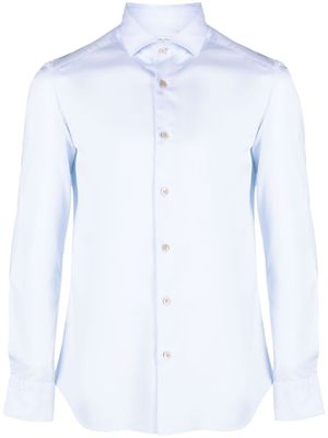 Boglioli chemise en coton à manches longues - Bleu