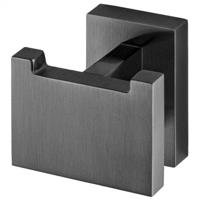Handdoekhaak Haceka Edge | Wandmontage | Dubbel haaks | RVS | Vierkant | Chroom