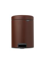 Brabantia pedaalemmer newlcon 5 liter mineral cosy brown - thumbnail